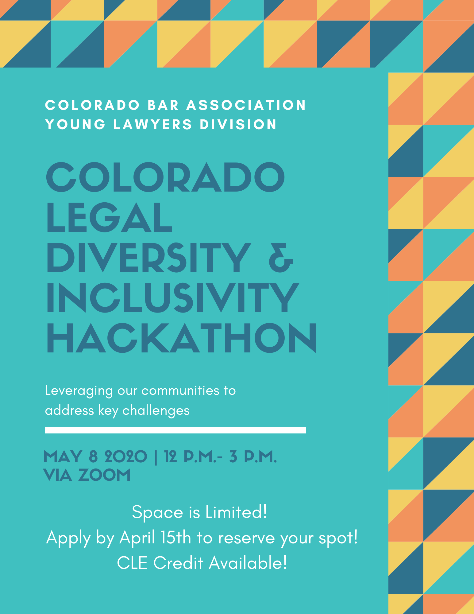 2020 Colorado Legal Diversity Hackathon Colorado Attorney Mentoring 